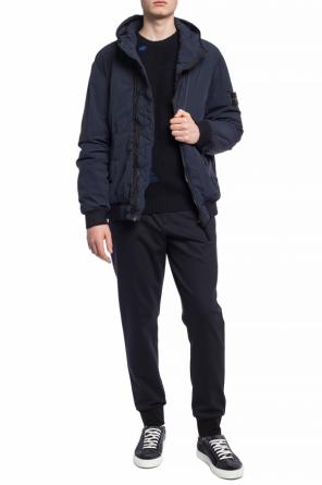 Insulated jacket with a logo application, zdjęcie 2 Insulated jacket with a logo application od Stone Island